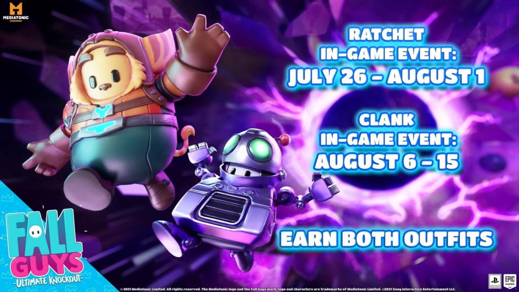 Fall Guys collaborates with Ratchet & Clank for new limited time events