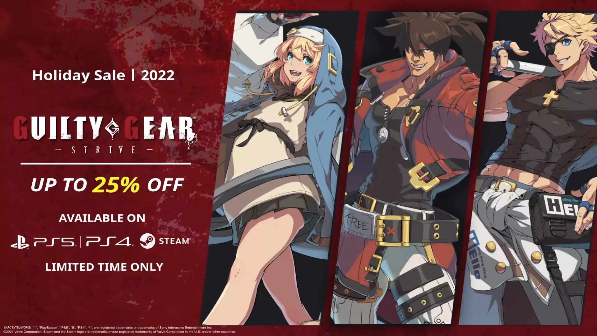 Guilty Gear Strive Discounted During Holiday Sale 2022