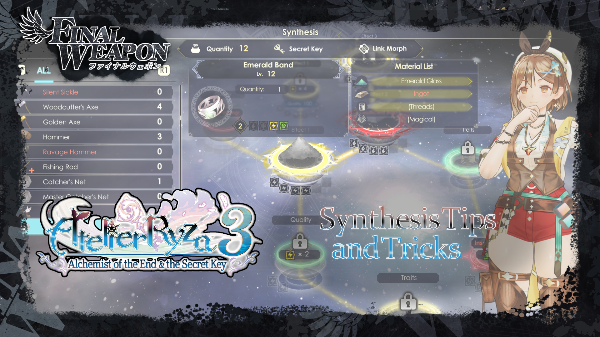 Atelier Ryza 3: How to craft and use Catcher's Net