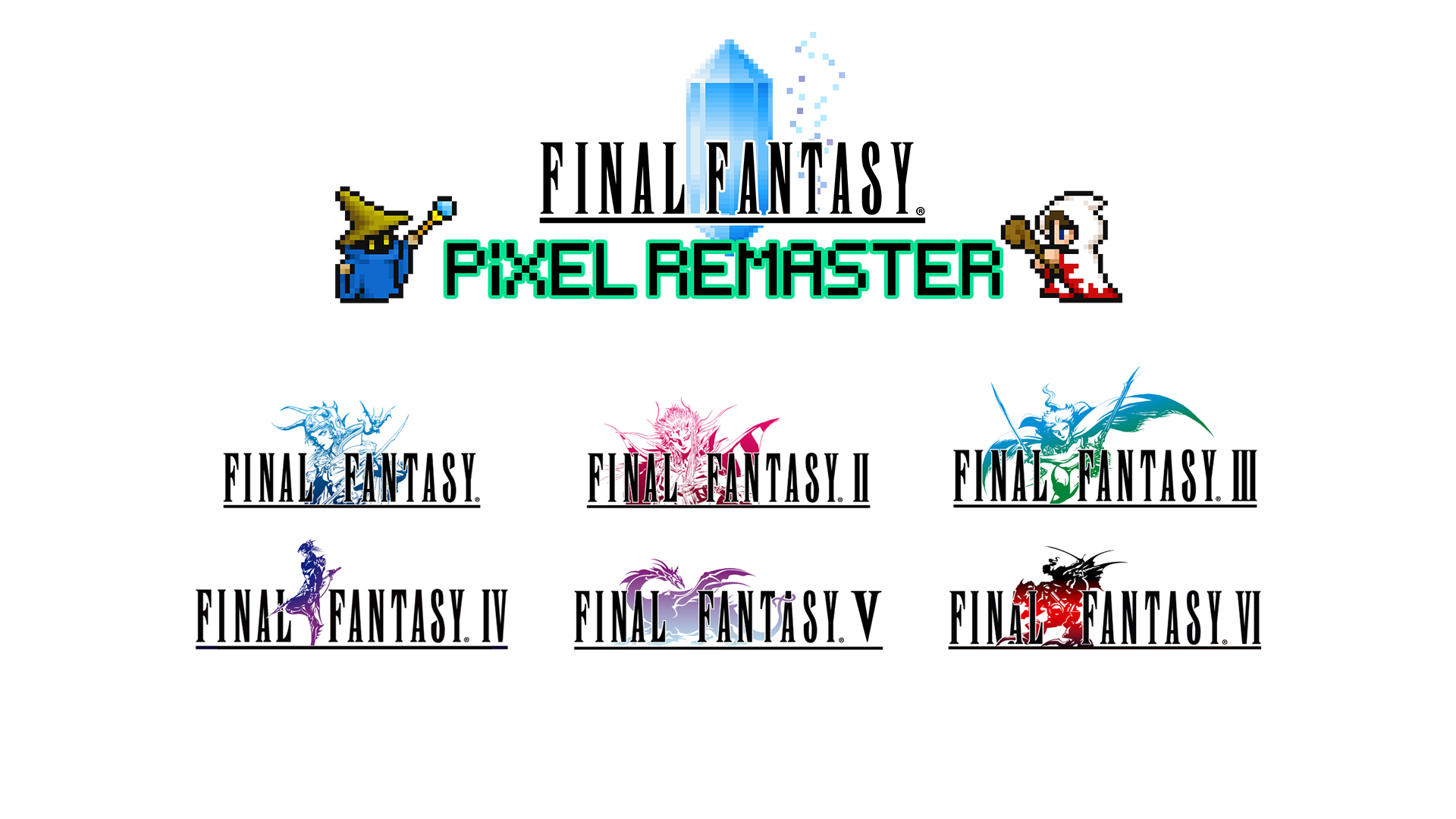 Список серий Final Fantasy Pixel Remaster появился на панели управления Xbox