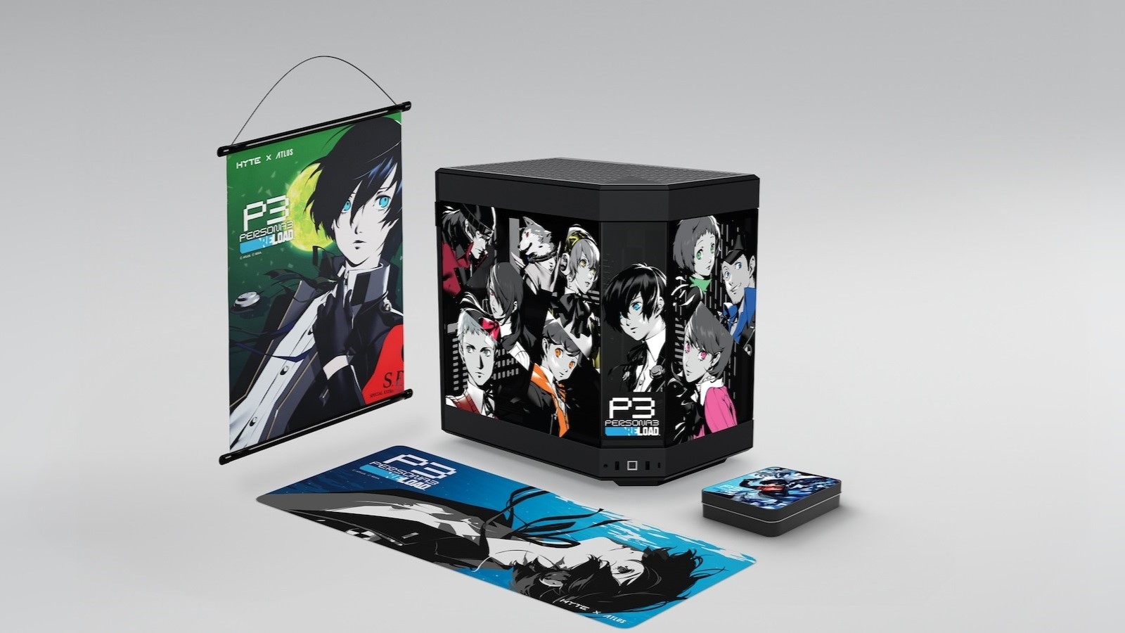 Persona 3 Reload HYTE PC Case and Products Revealed