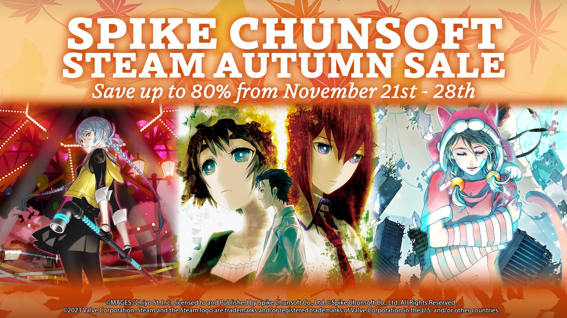 Save Up to 80% on Spike Chunsoft, Inc. Titles During the Black