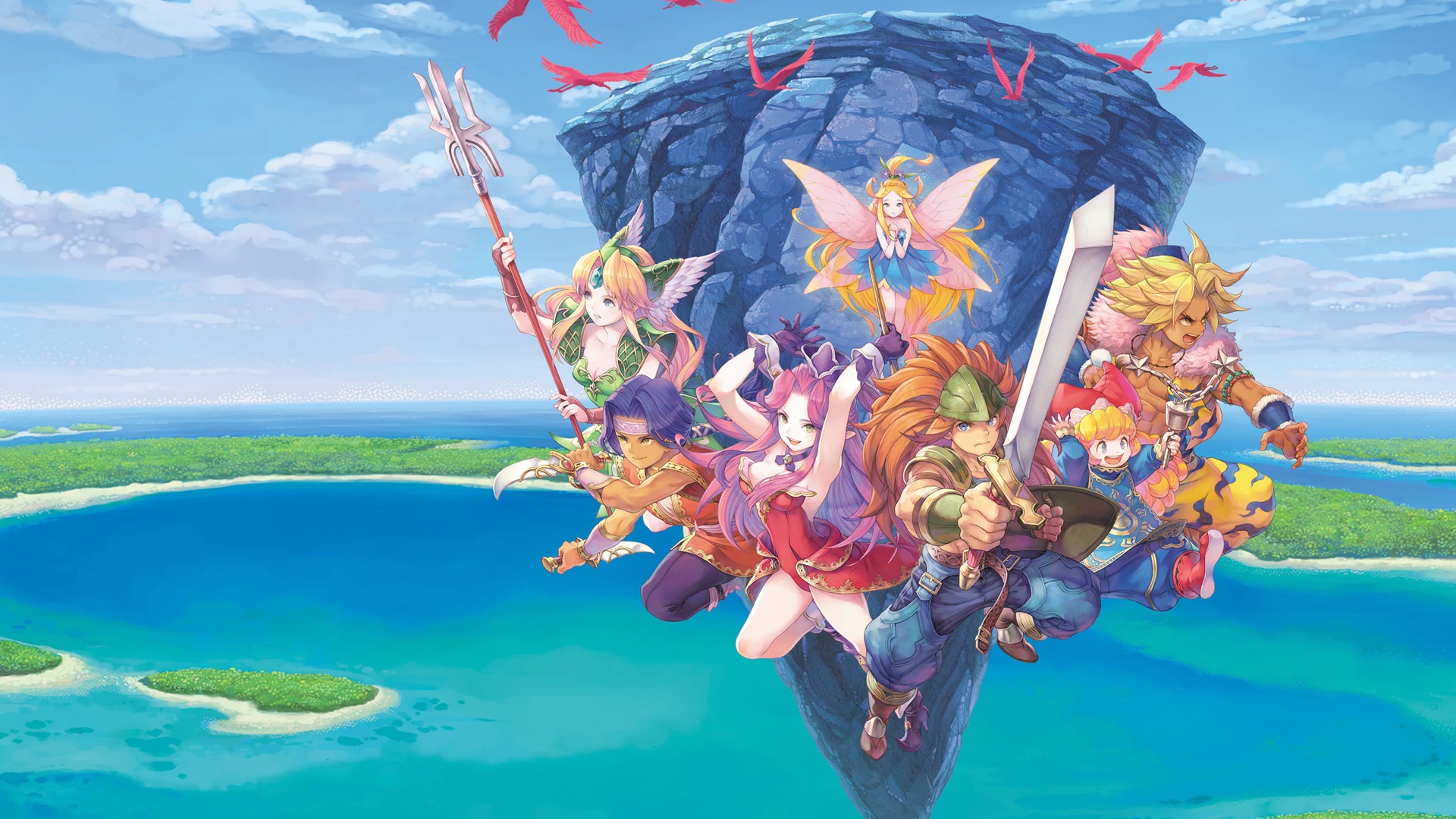 Trials of mana. Trials of mana  игра. Secret of mana and Seiken Densetsu 3.