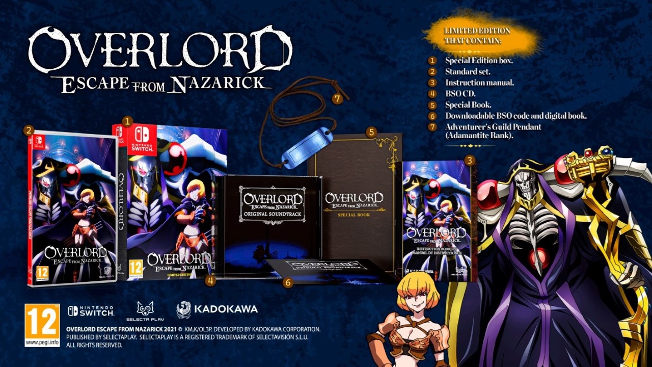 Overlord: Escape From Nazarick Physical Release Announced