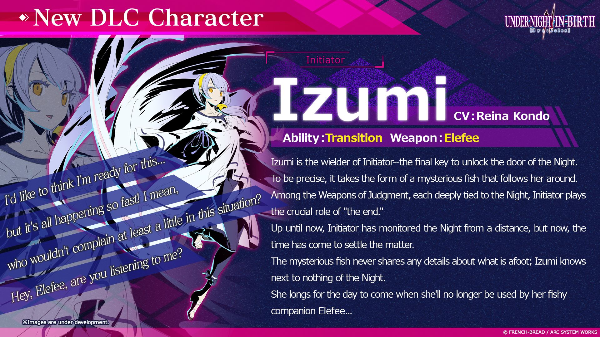 UNDER NIGHT IN-BIRTH II Sys:Celes DLC Characters Uzuki, Ogre & Izumi ...