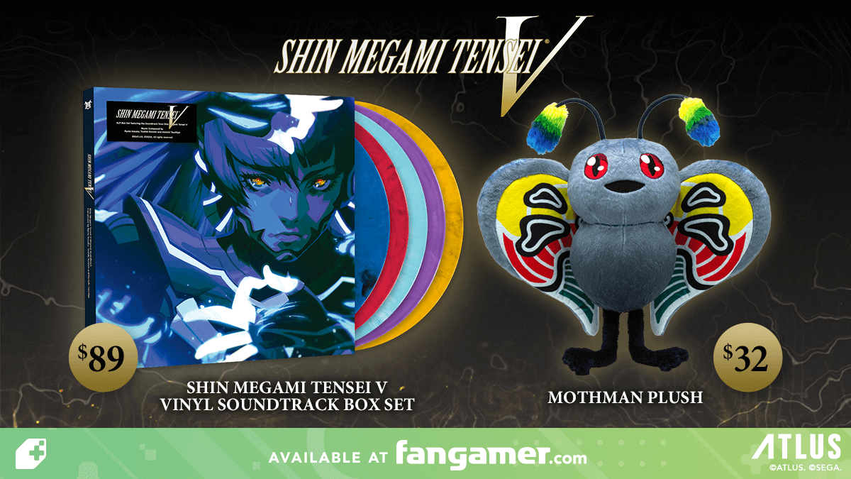 Fangamer Reveals Shin Megami Tensei V Vinyl Set and Mothman