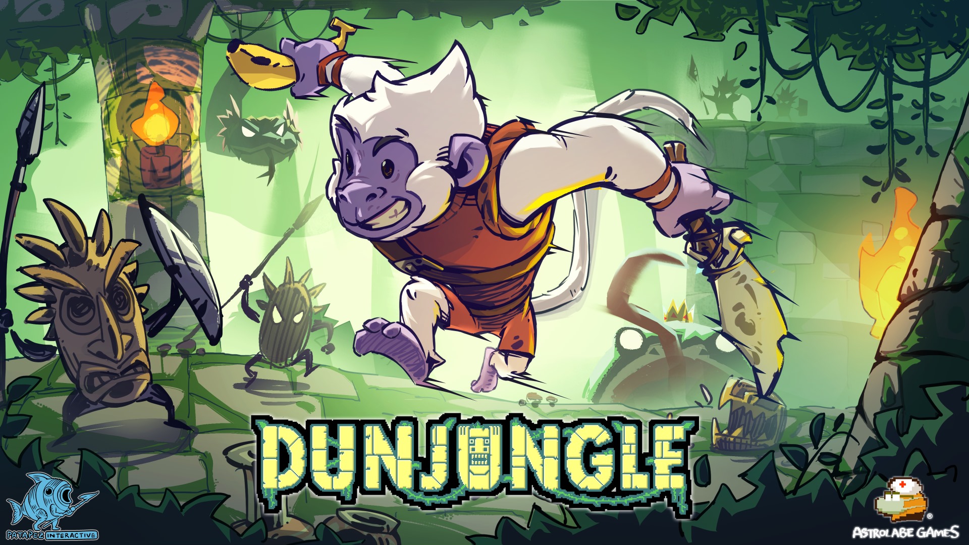 Astrolabe Games to Publish 2D Action Roguelike DunJungle