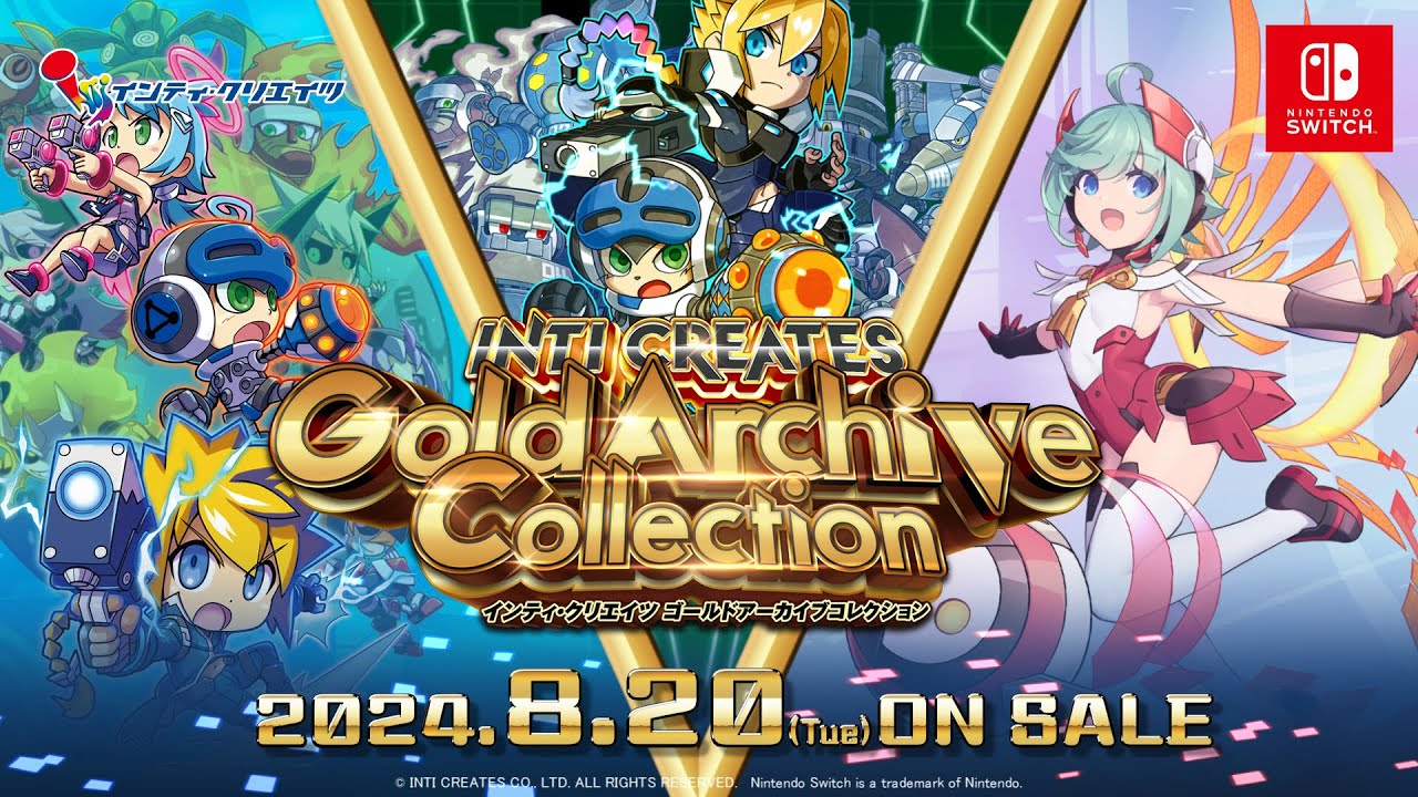 Inti Creates Gold Archive Collection Revealed for Switch