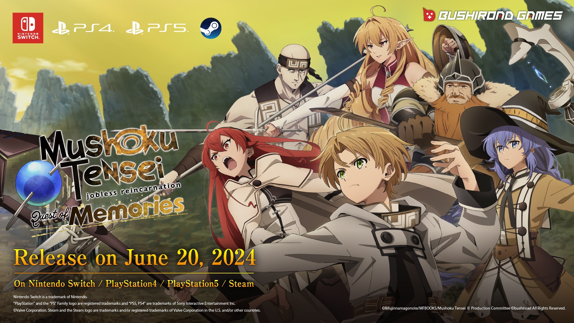 Mushoku Tensei: Reincarnation безработного – Quest of Memories выходит 20 июня по всему миру