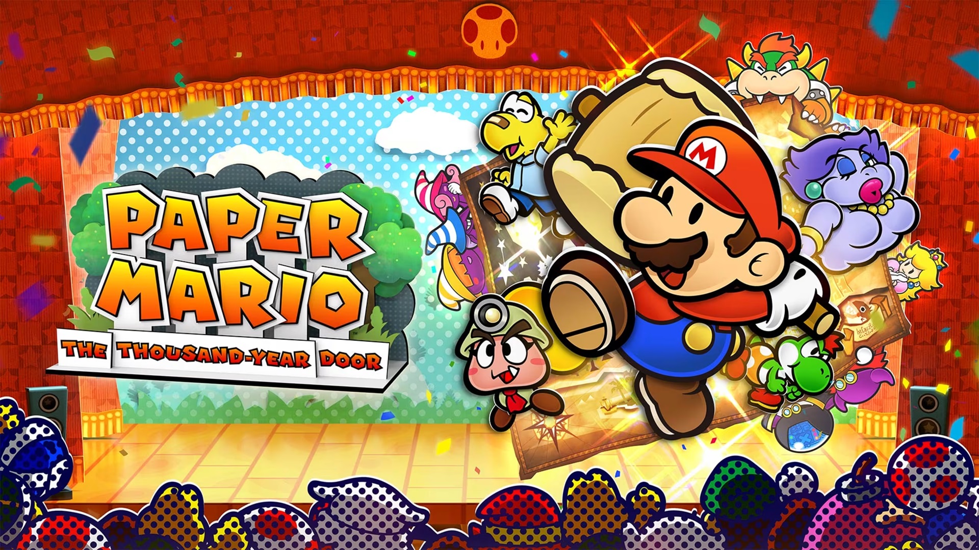 Paper Mario: тысячелетние дверные списки Поддержка разрешения 4K