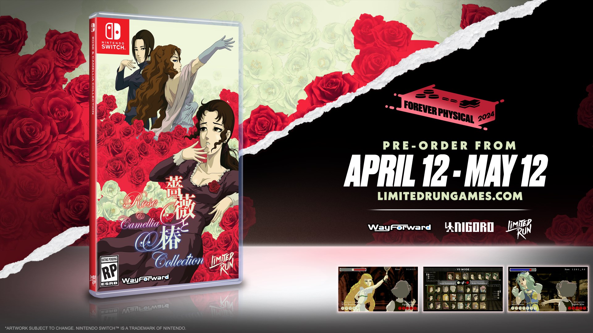 Limited Run Games Reveals Rose & Camellia Collection Physical Editions