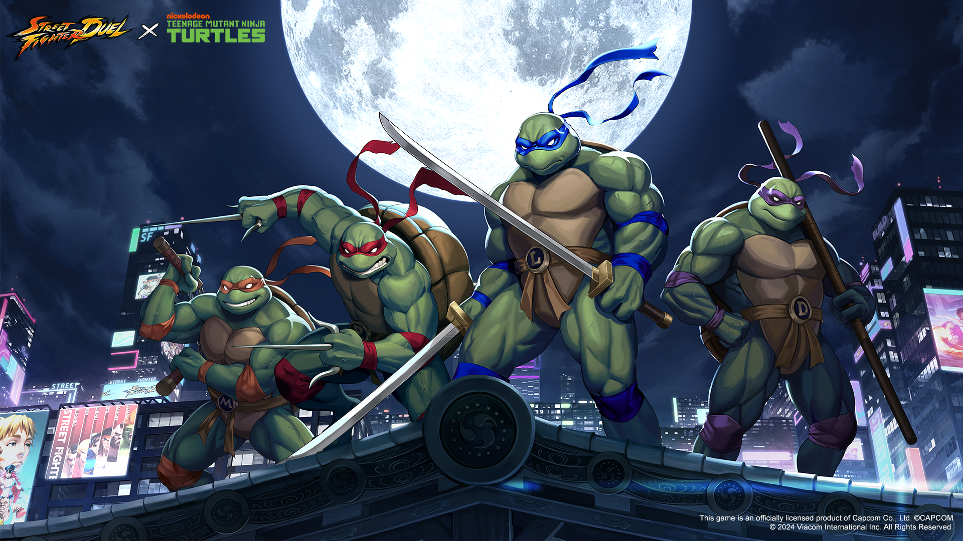 Street Fighter: Duel объявляет о сотрудничестве с Teenage Mutant Ninja Turtles