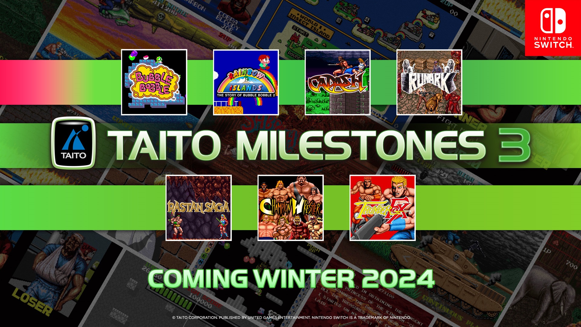 TAITO Milestones 3 анонсирован для Switch