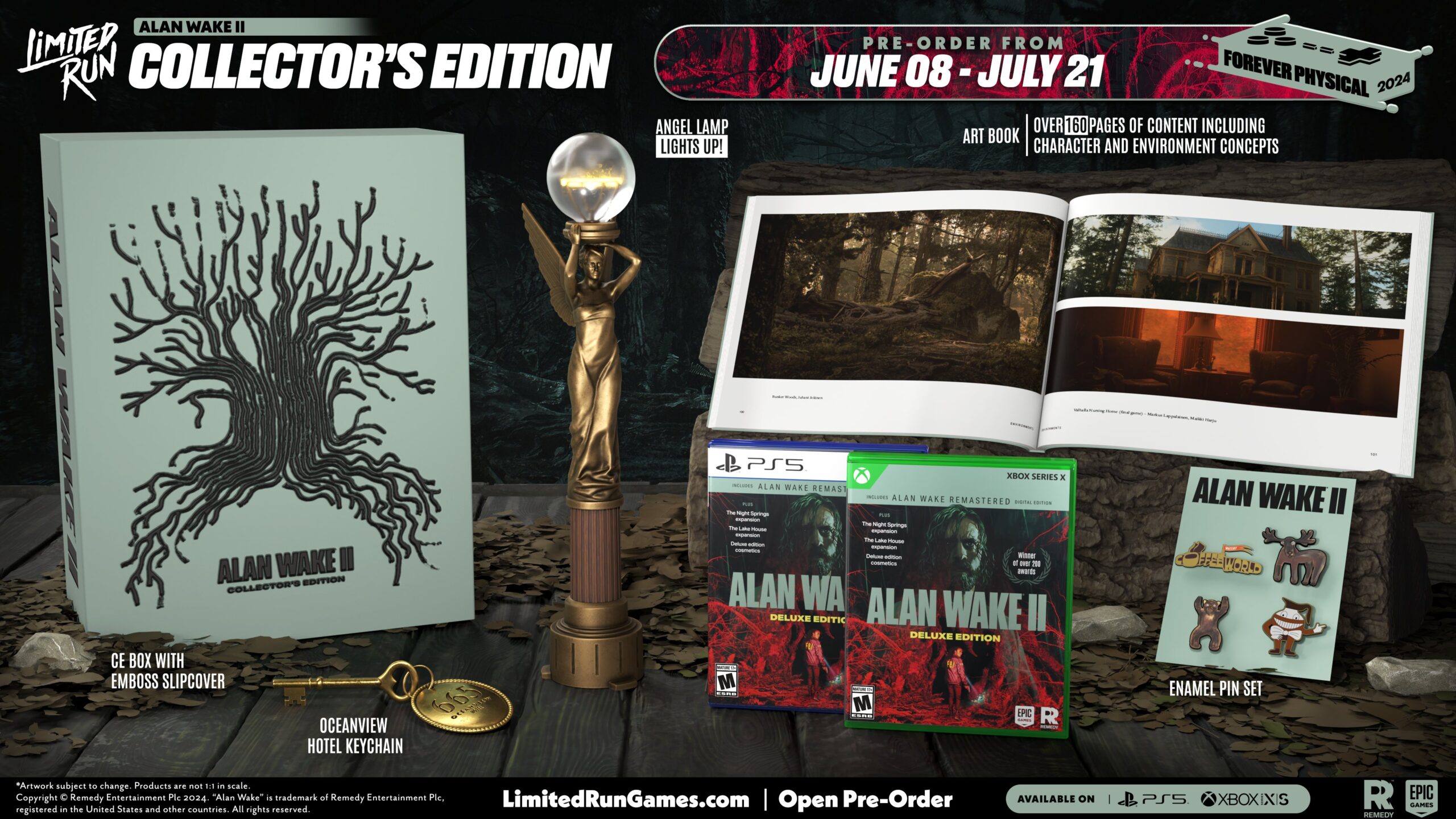 Предварительные заказы на Alan Wake 2 Physical Deluxe и Collector’s Edition уже доступны