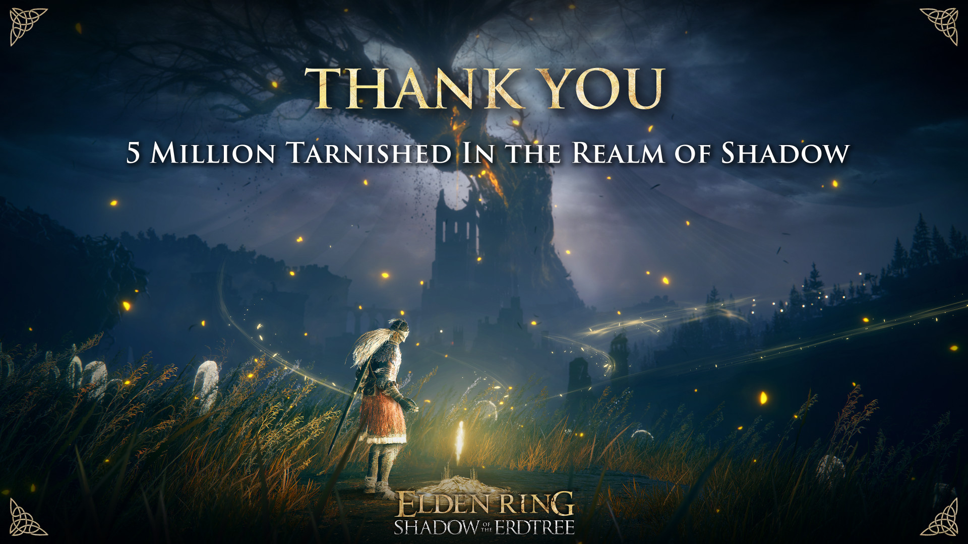 Elden Ring: Shadow of the Erdtree Reaches Five Million Players