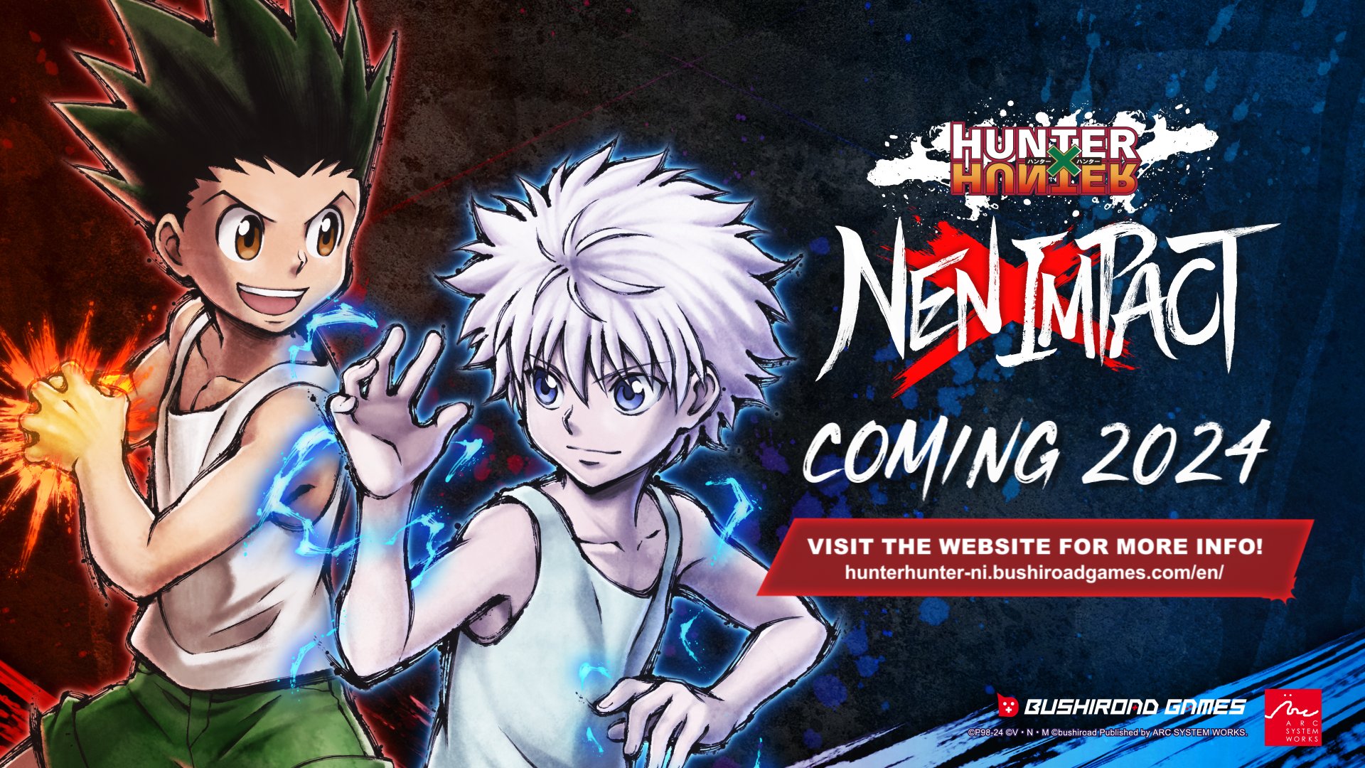 Hunter x Hunter: Nen x Impact выйдет в 2024 году