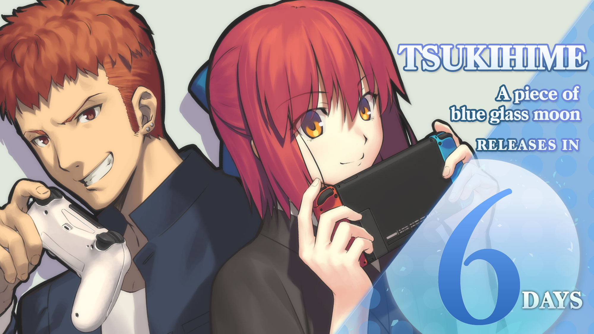 Tsukihime — Кусок луны из синего стекла — делится новым искусством обратного отсчета на 6 дней