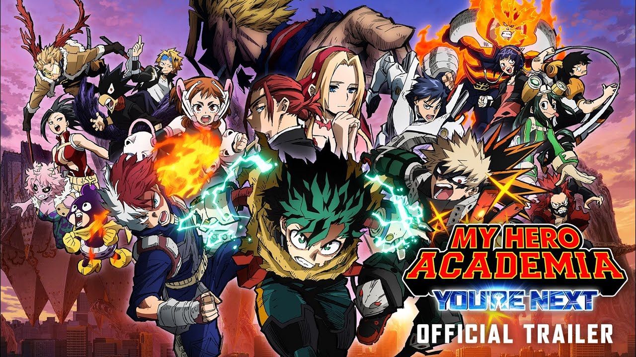 My Hero Academia: You’re Next English-Subtitled Trailer Released