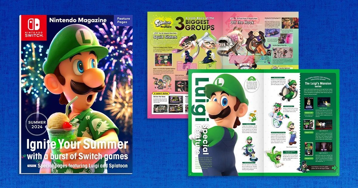 Летнее издание журнала Nintendo Magazine 2024 уже доступно