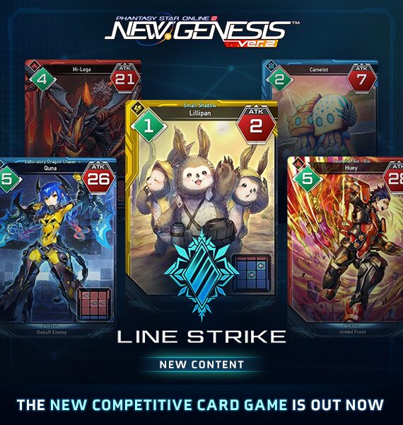 Phantasy Star Online 2: New Genesis Launches Line Strike Card Game Update