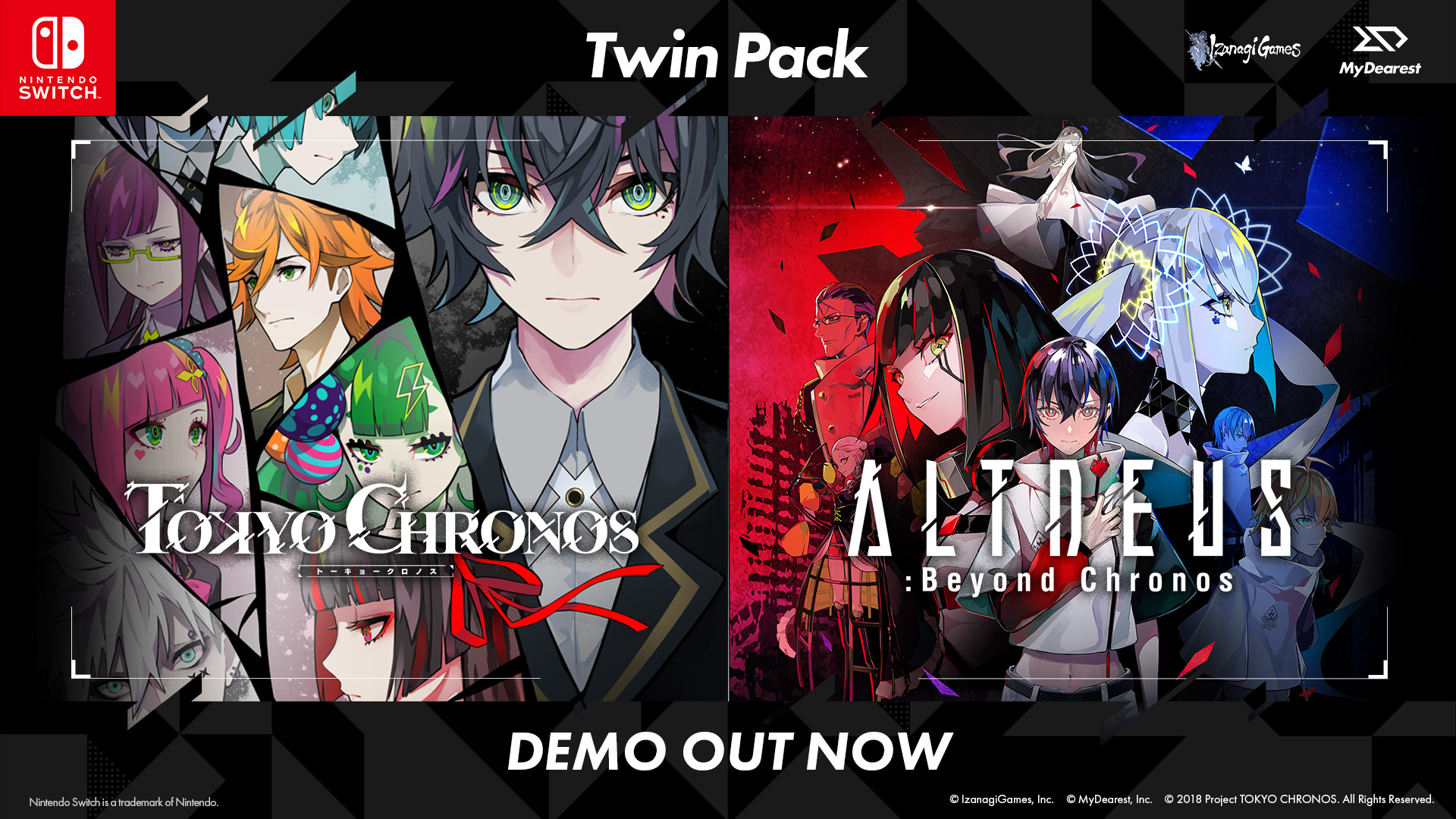 TOKYO CHRONOS & ALTDEUS: демо-версия Beyond Chronos TWIN PACK уже доступна на Switch