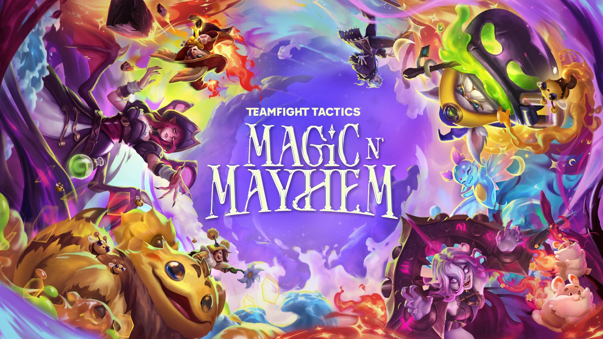 Teamfight Tactics раскрывает новые подробности набора Magic n’ Mayhem