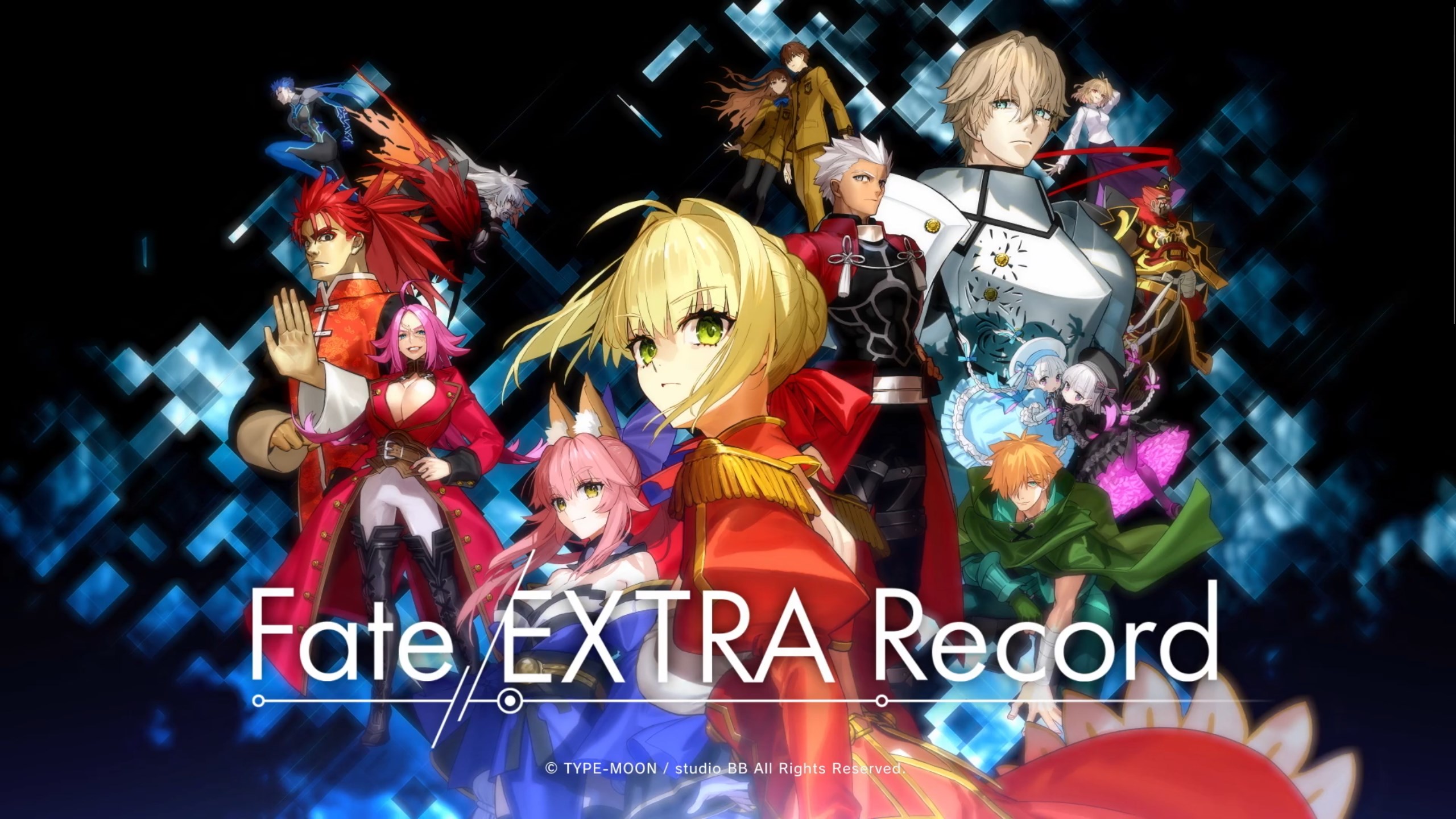 Fate/EXTRA Record Reveals Key Art, New Information Coming August 4