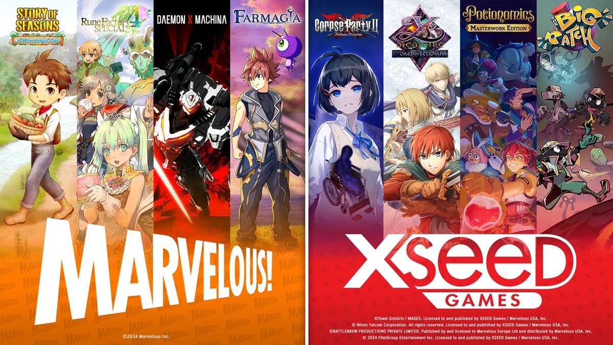 Marvelous and XSEED Games Announce New Publishing Plans