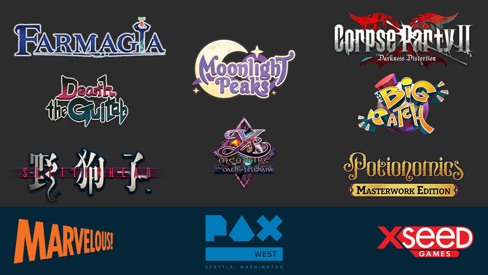 XSEED Games and Marvelous Reveal its PAX West 2024 Lineup