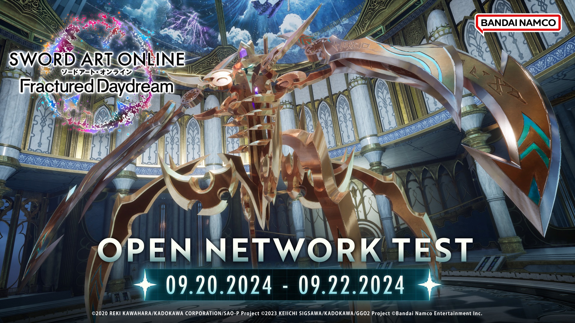 Sword Art Online: Fractured Daydream Open Network Test Announced