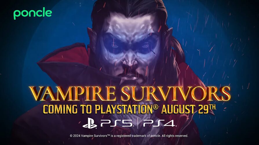 Vampire Survivors Coming to PlayStation 4 and 5 on August 29