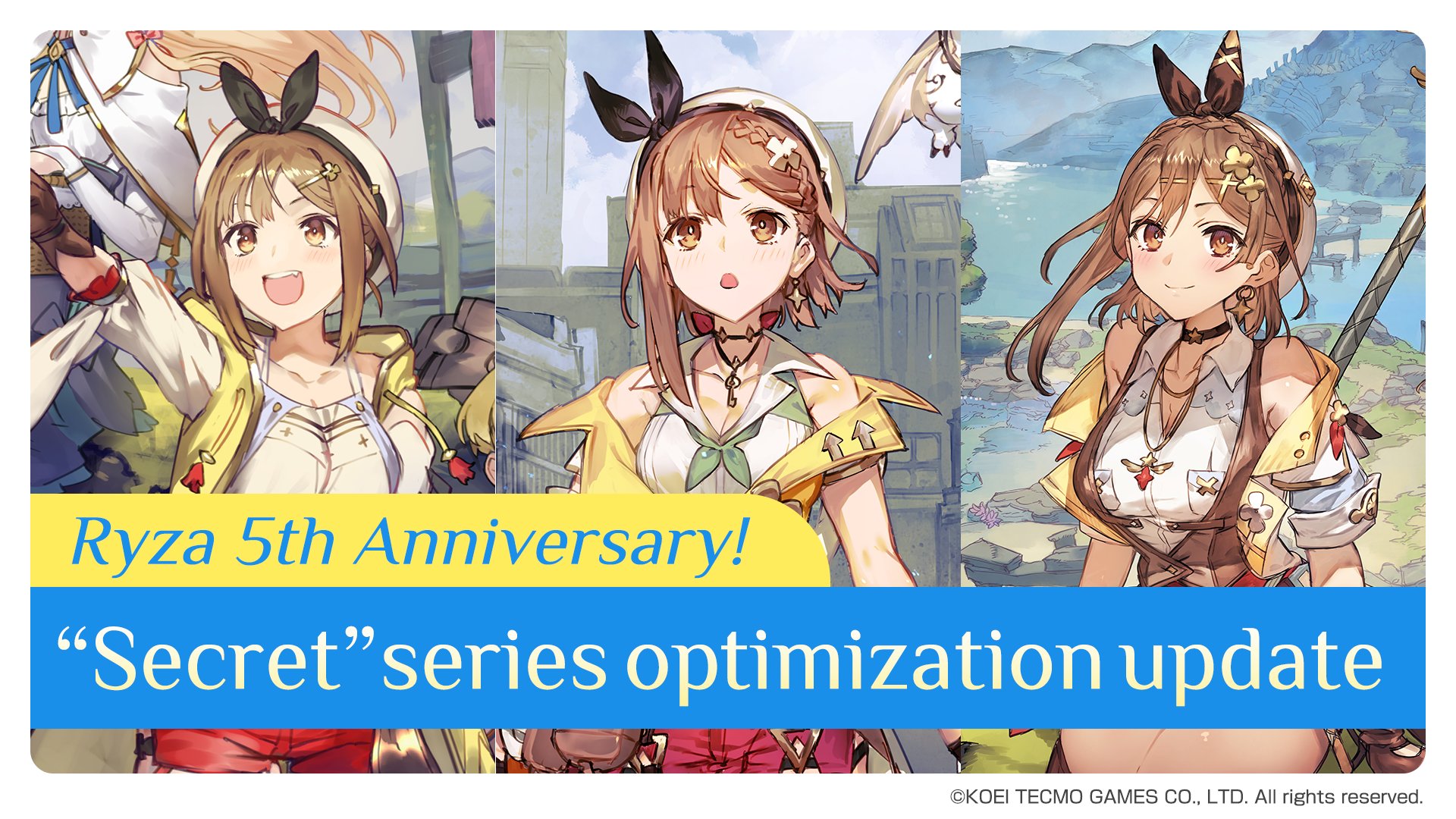 Atelier Ryza Series Gets 5th Anniversary Optimization Updates