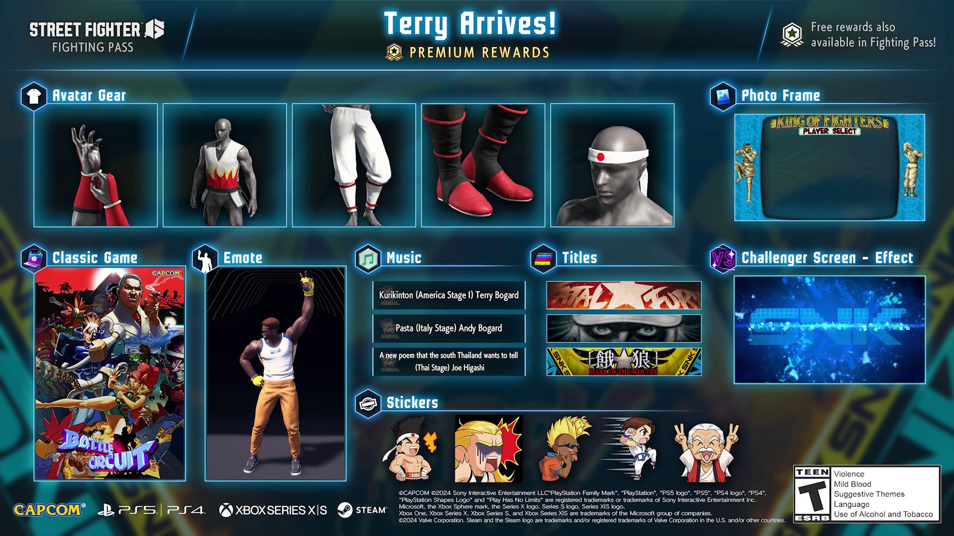 Street Fighter 6 Reveals ‘Terry Arrives’ Fighting Pass