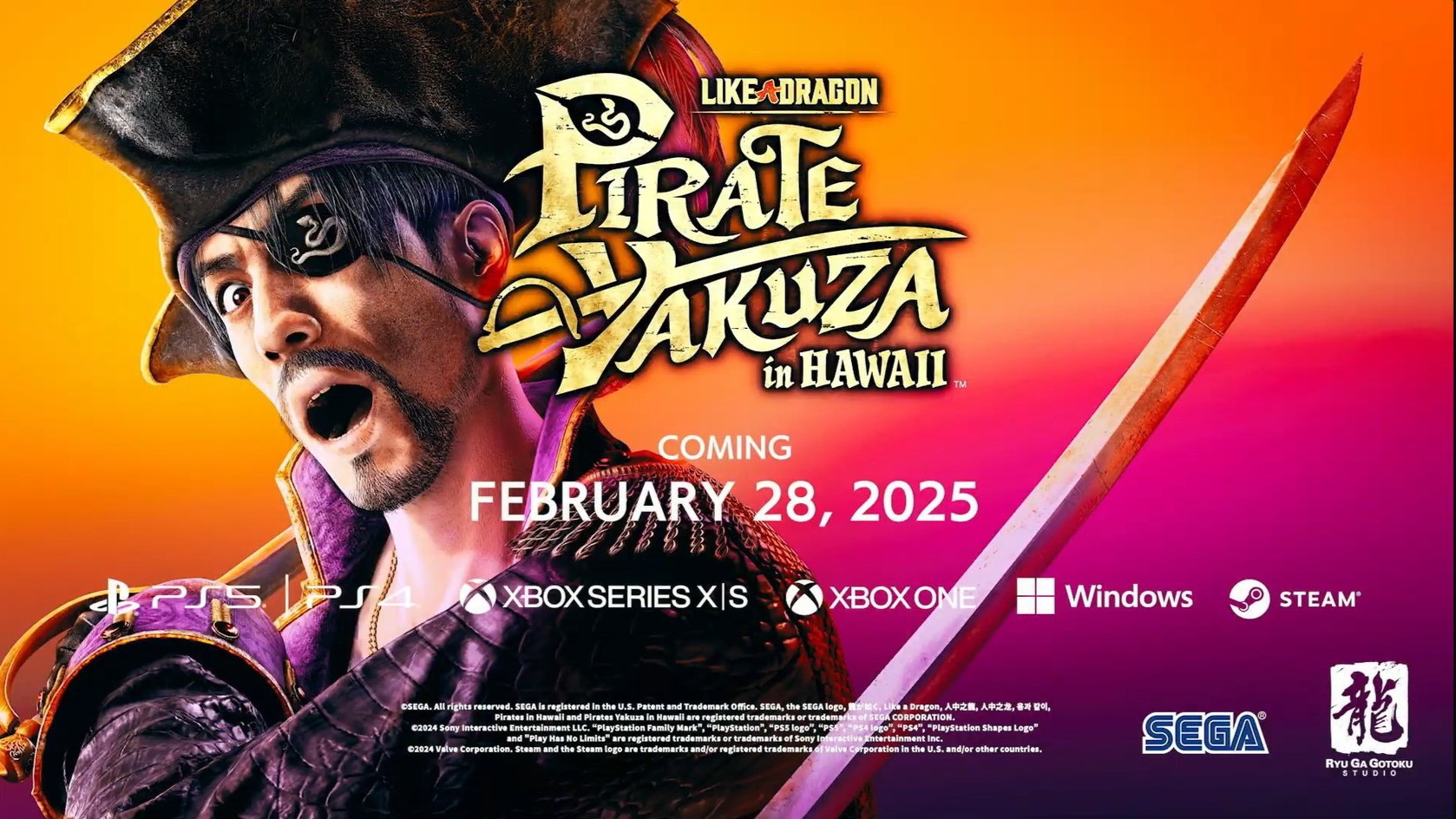 Like a Dragon: Pirate Yakuza in Hawaii Revealed, Starring Goro Majima