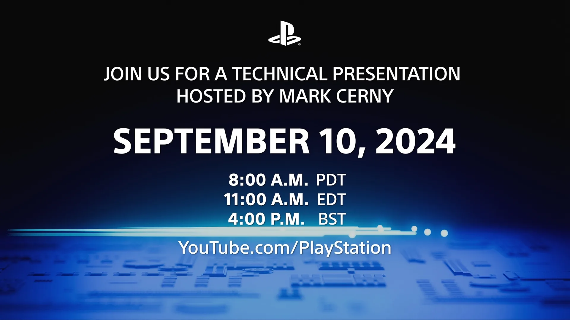 PS5 Technical Presentation Announced for September 10