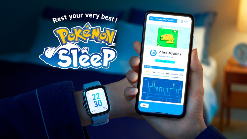 Pokémon Sleep объявляет о совместимости Smartwatch и выпуске Spotify