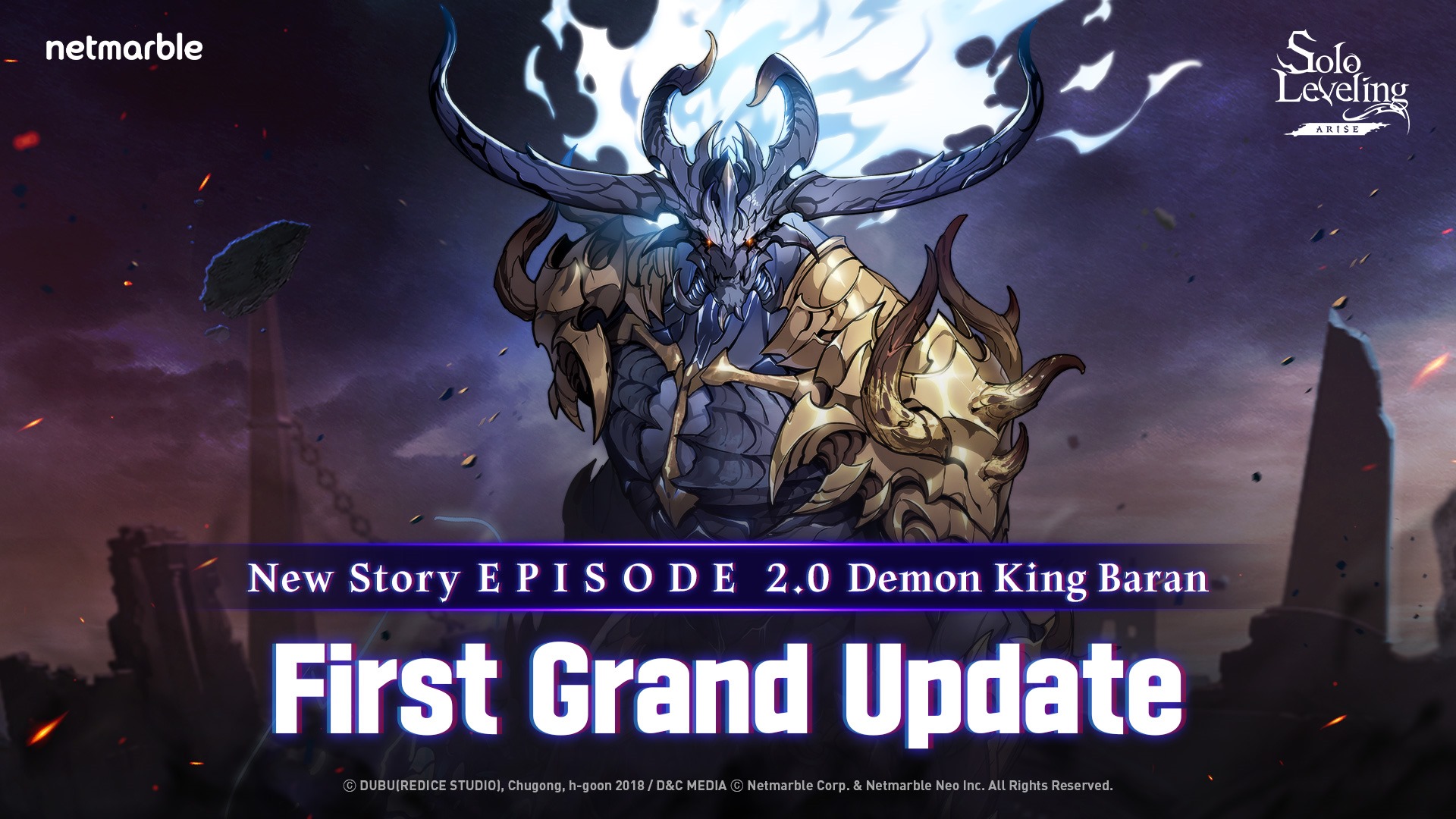 Solo Leveling: ARISE Story Update Adds Demon King Baran