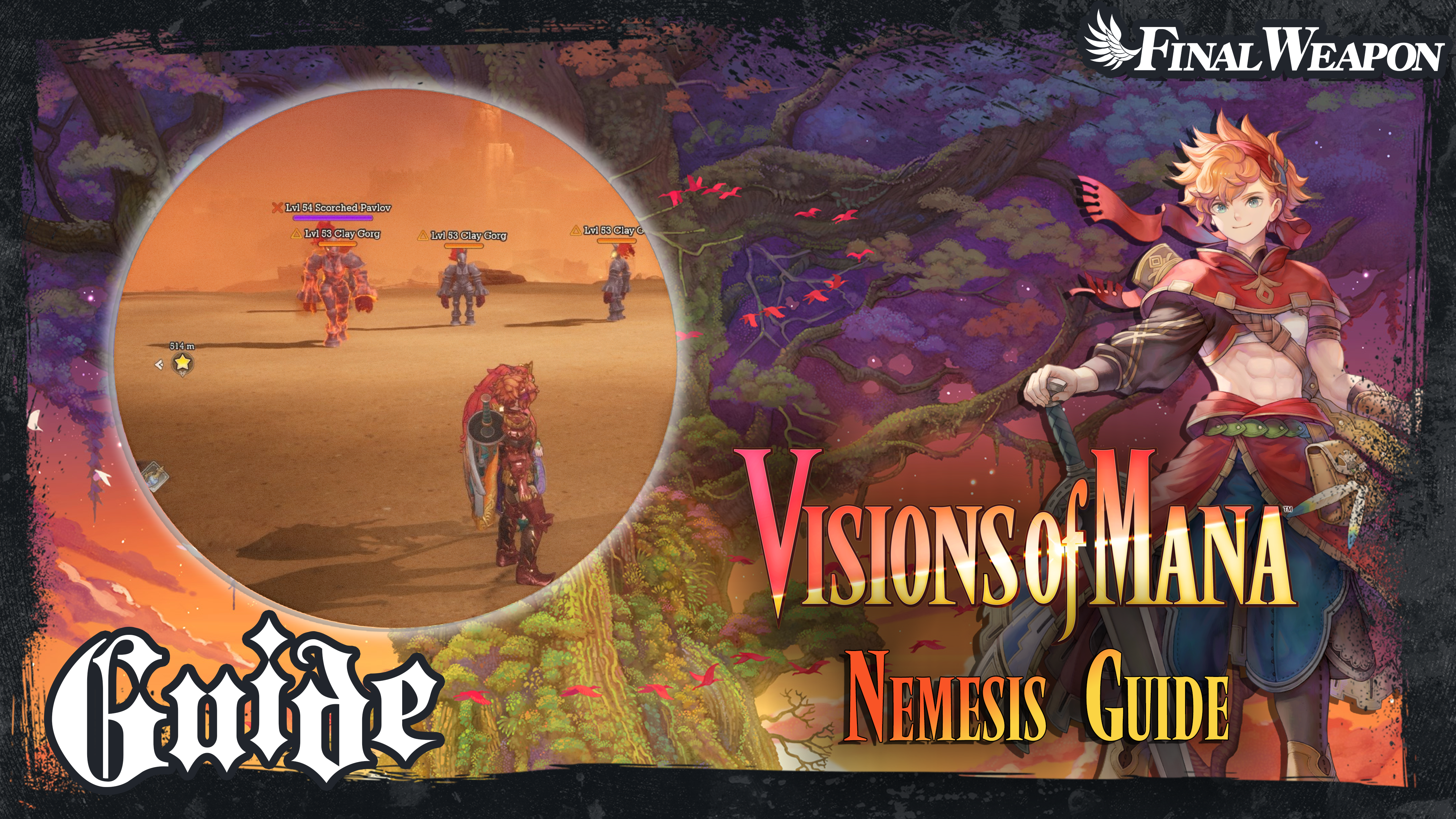 Visions of Mana All Nemesis Locations Guide