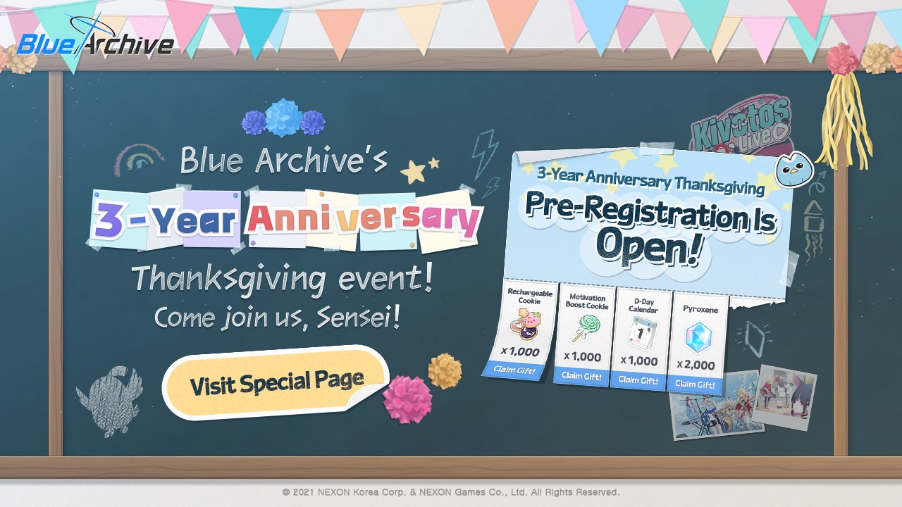 Blue Archive 3rd Anniversary Update Details Revealed