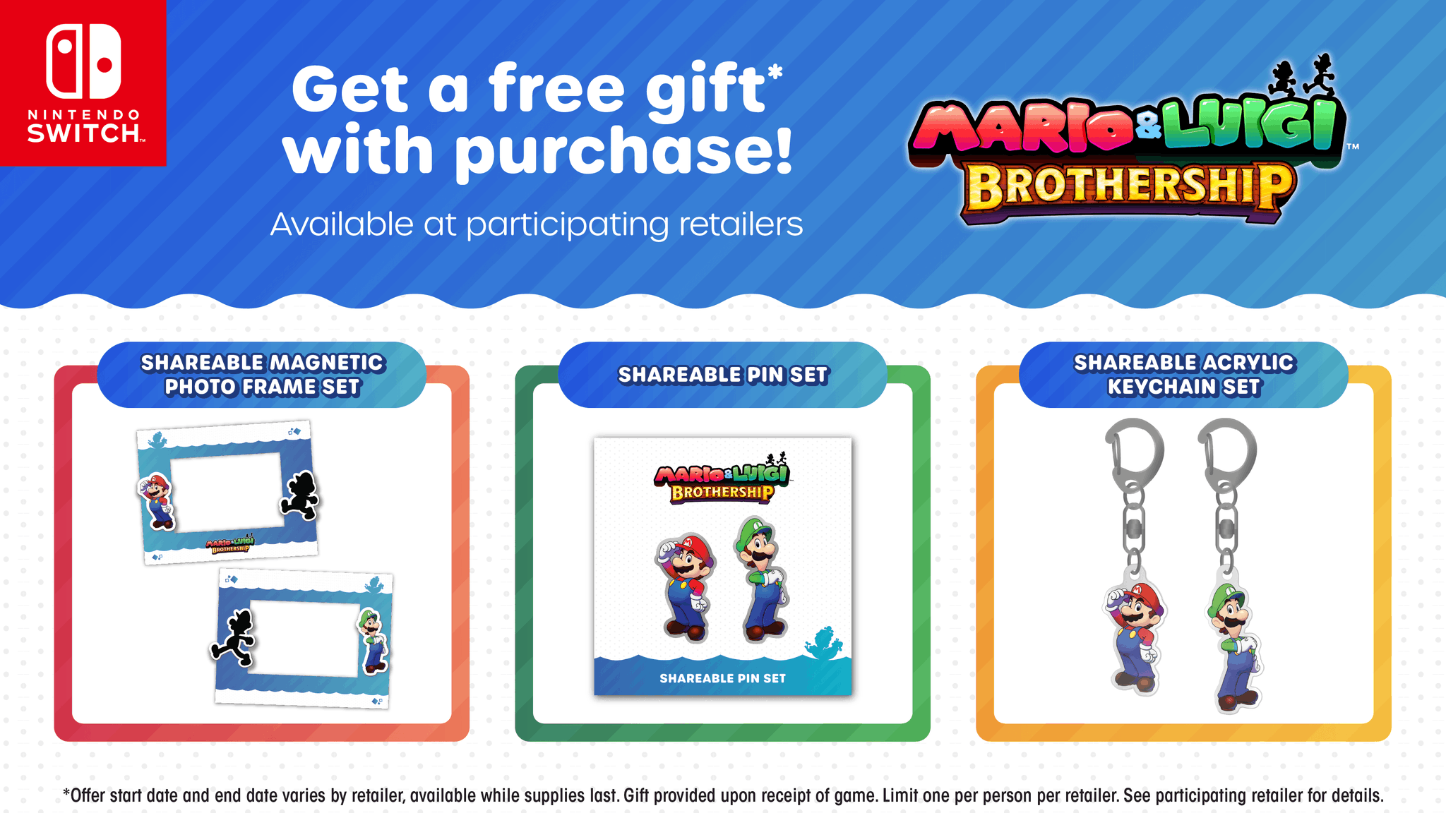 Mario & Luigi: Brothership Pre-Order Bonuses Confirmed