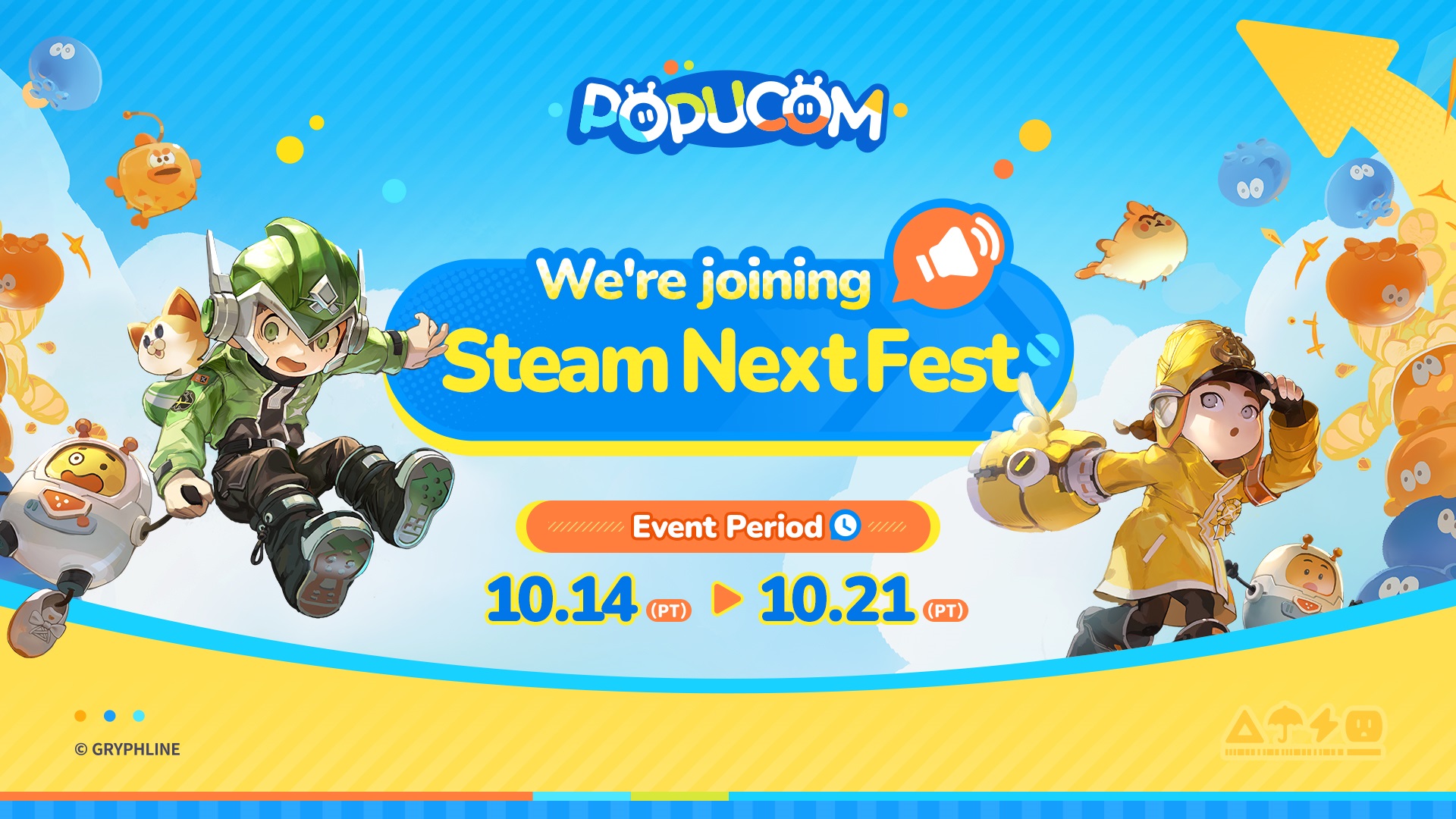 GRYPHLINE анонсирует демо-версию POPUCOM для Steam Next Fest