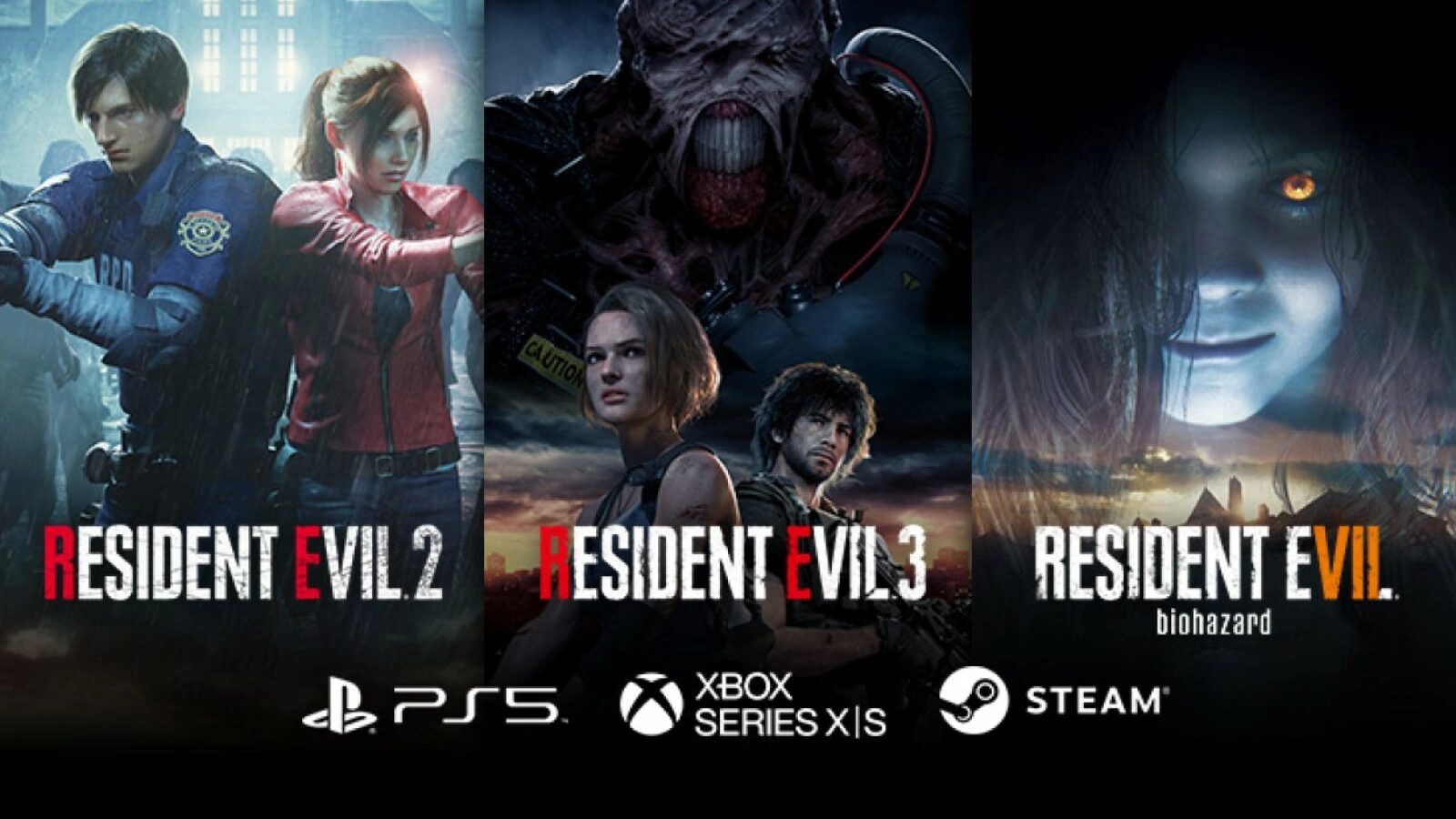 Resident Evil 2, 3, and 7 PS5 Physical Editions Announced