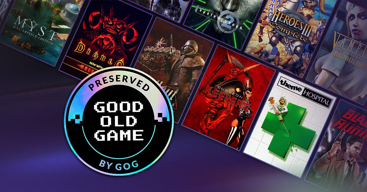 GOG Announces Preservation Program, Includes 100 Games