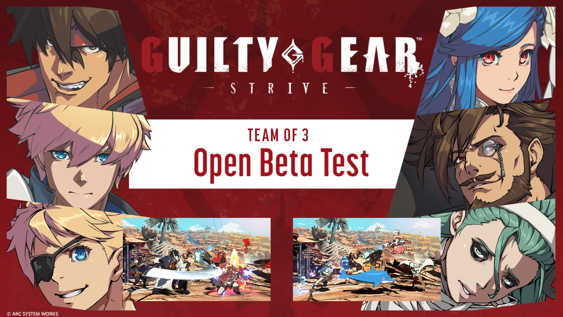 Guilty Gear Strive раскрывает даты и обновления открытого бета-тестирования режима 3 на 3 №2