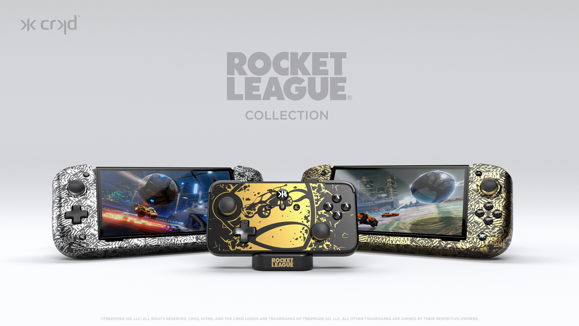 CRKD Now Shipping New Rocket League Collection of Gaming Controllers