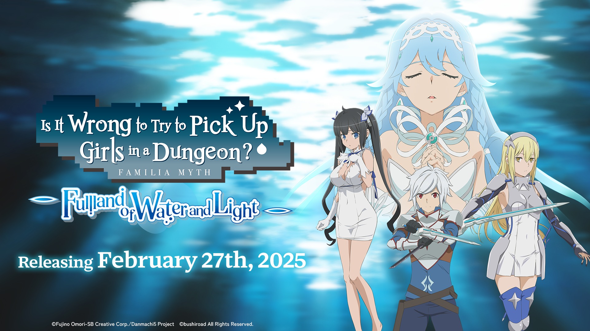 DanMachi Fullland of Water and Light Steam Page is Now Live