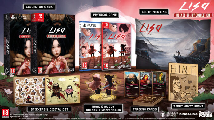 LISA: Definitive Edition Physical Edition Releasing on