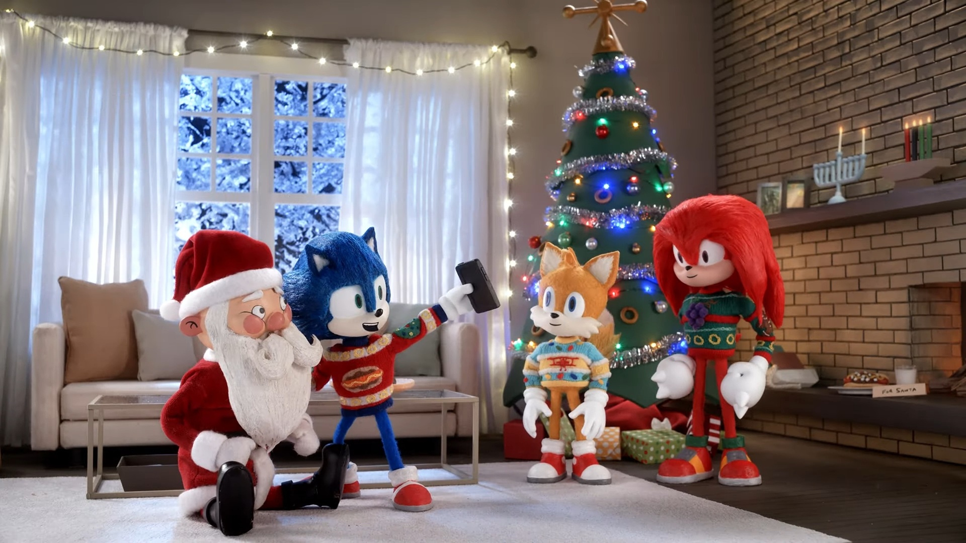 Sonic the Hedgehog 3 Reveals New Christmas Short