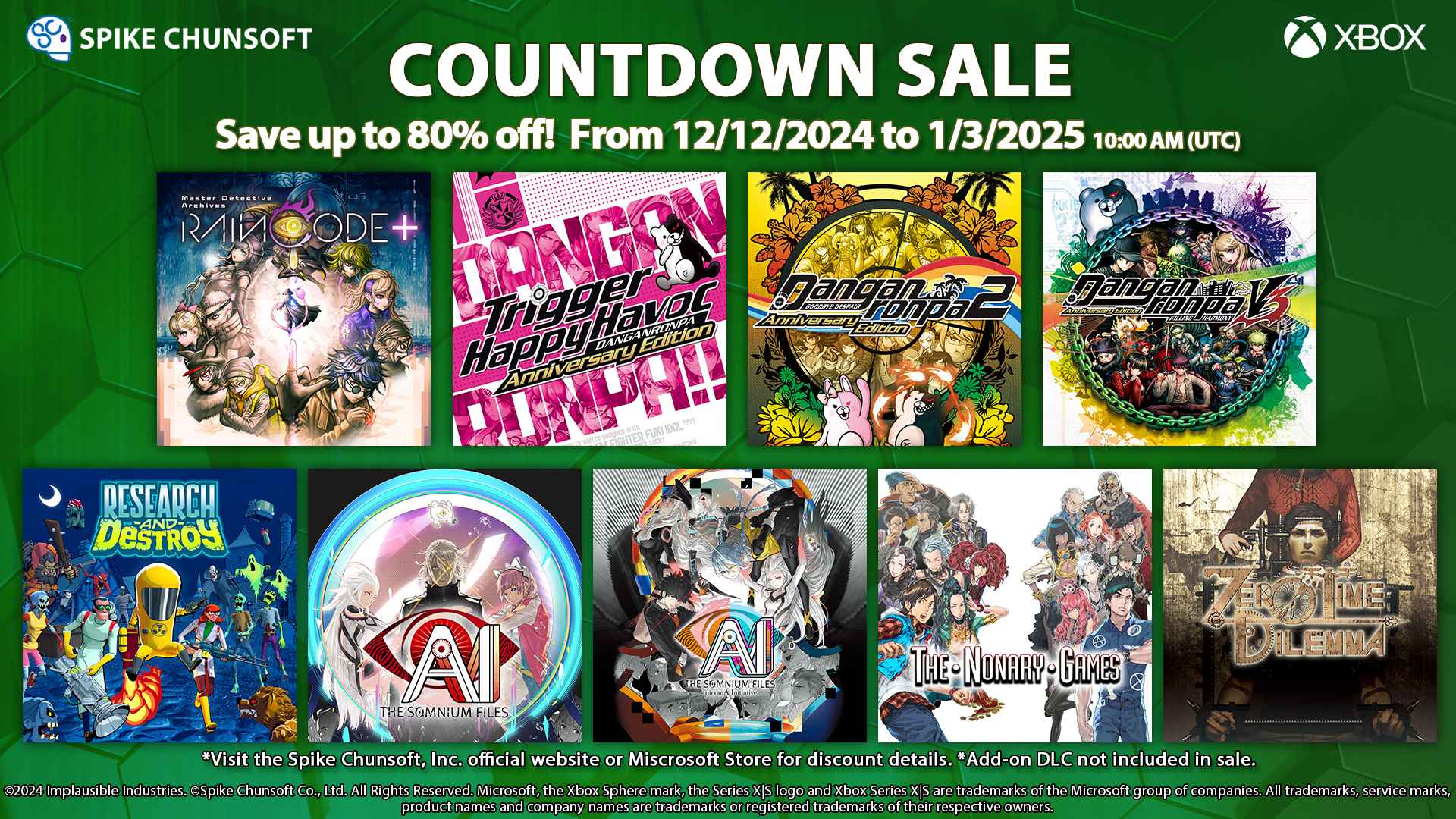 【ライブ会場限定】NEW SODMY 「Conferss to a Crime」 Spike Chunsoft 