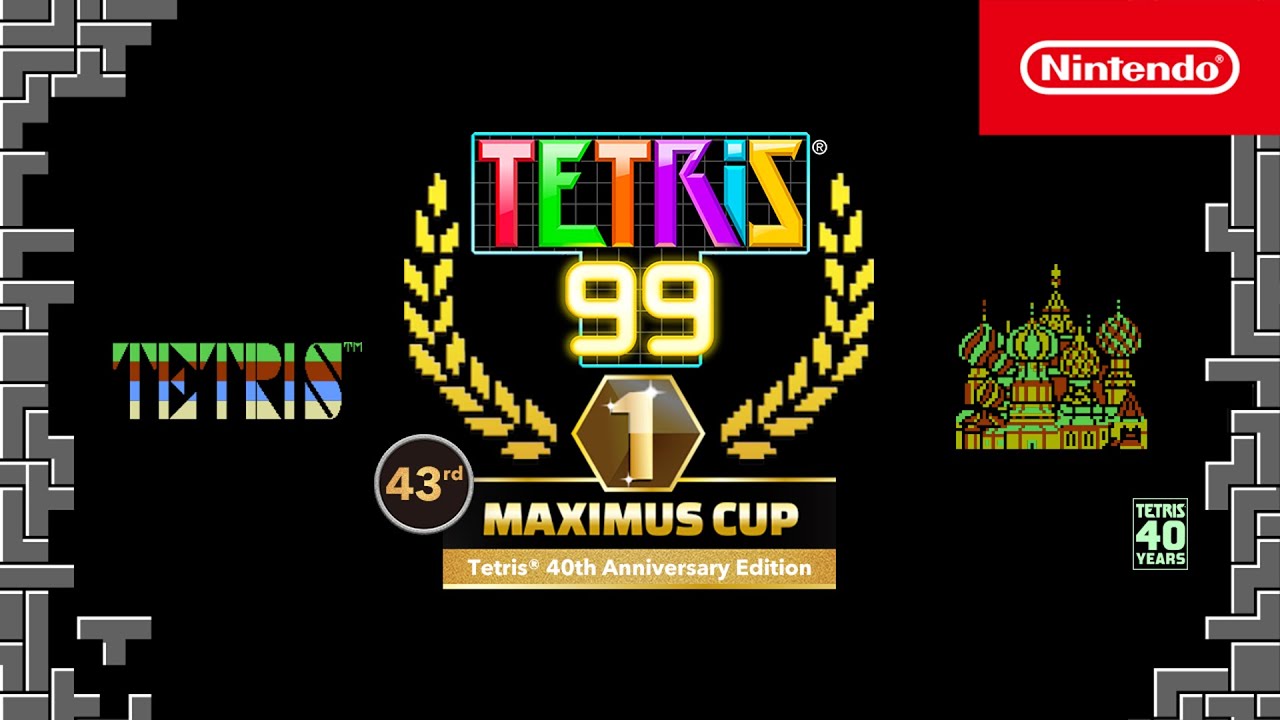 43-й Кубок Максимуса Tetris 99 отмечает 40-летие Тетриса